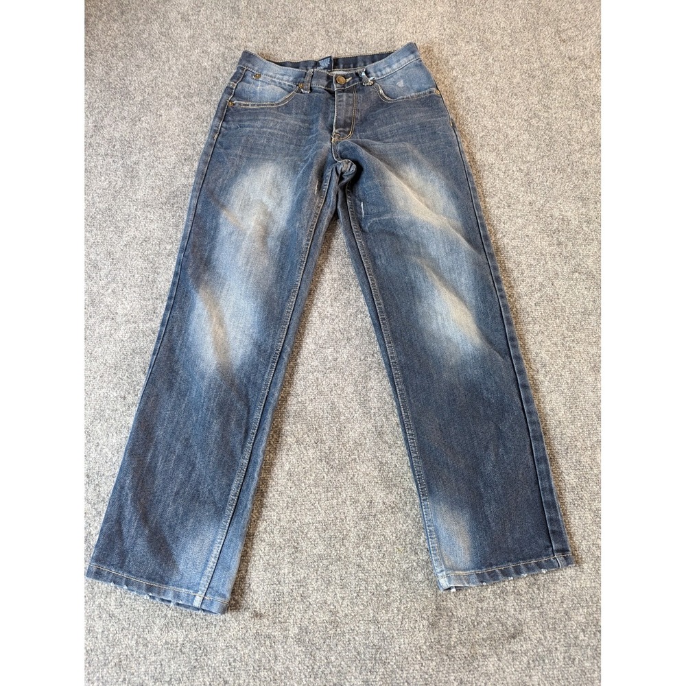 PD&C Womens Blue Jeans Size 16 (28W , 28L) Distressed